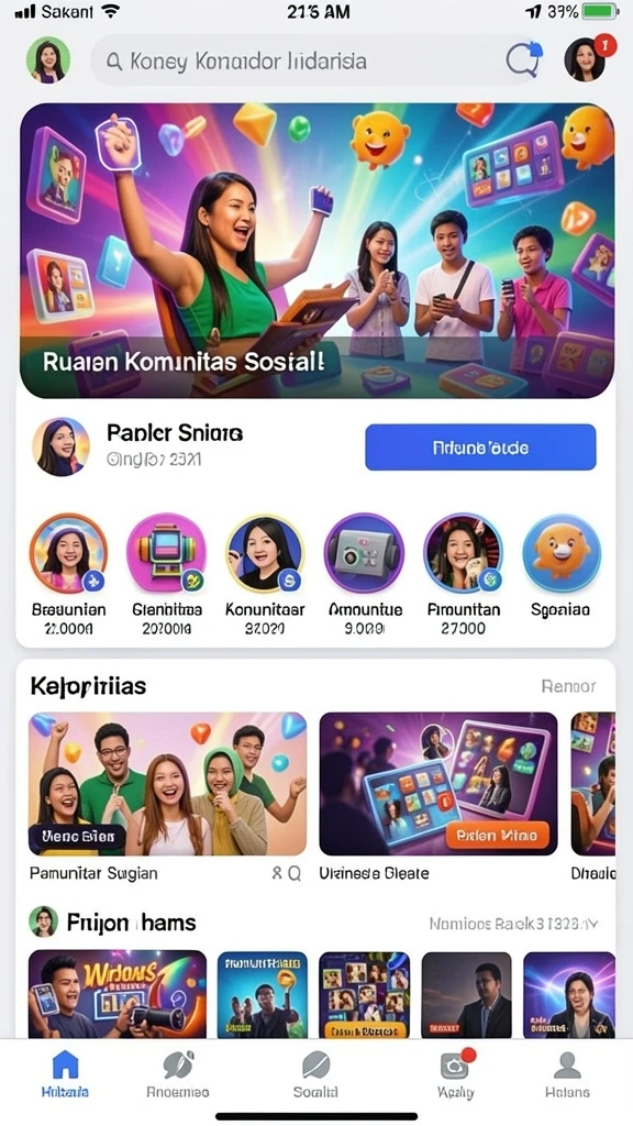 Tampilan antarmuka yang menarik dan intuitif.