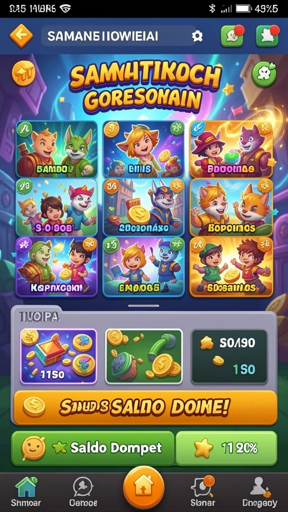 Tangkapan layar yang menggambarkan suasana pertarungan dalam game.