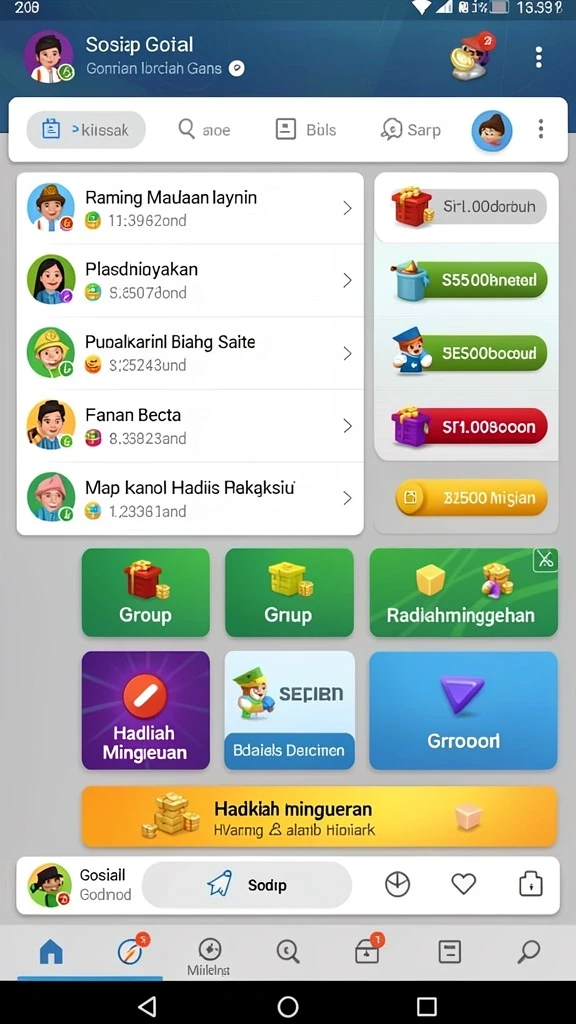Antarmuka menarik dan mudah dinavigasi.