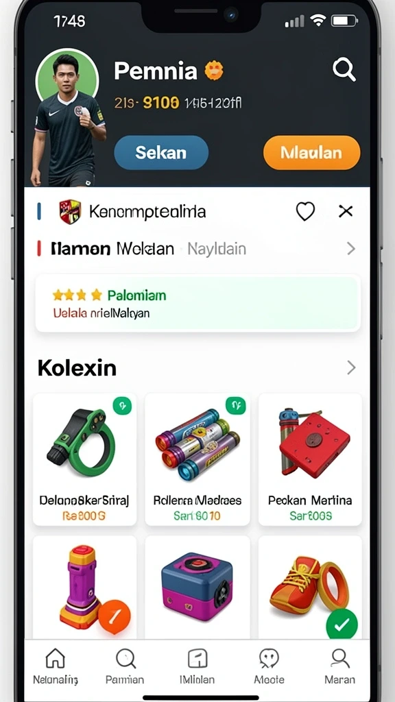 Tampilan antarmuka yang user-friendly dan menarik.