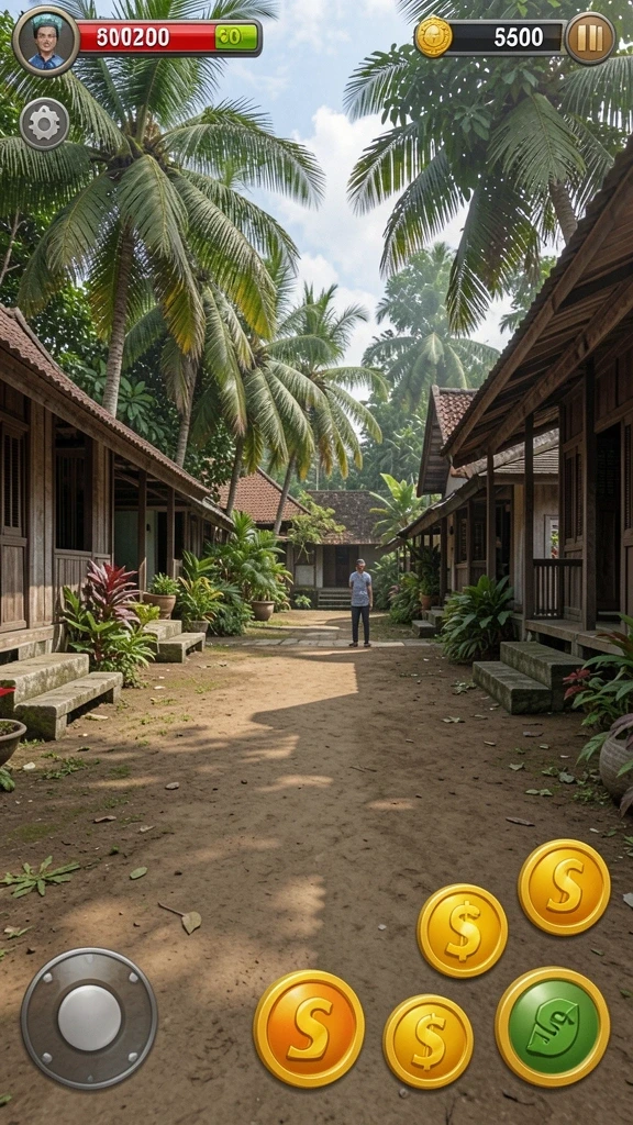 Tampilan karakter yang menarik dan unik.