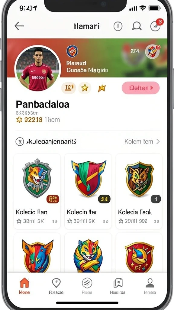 Tampilan menu utama ASIA200 yang menarik.