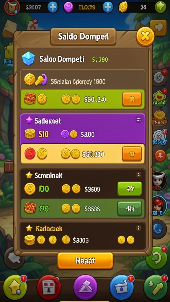 Proses gameplay yang seru dan menantang di setiap level.