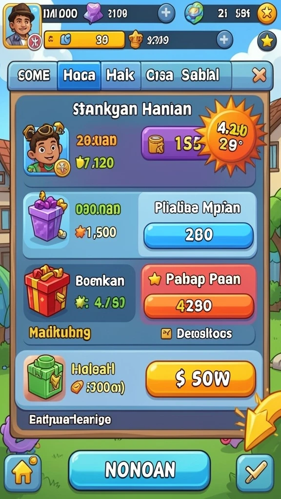 Beragam karakter yang penuh warna menanti untuk dimainkan.