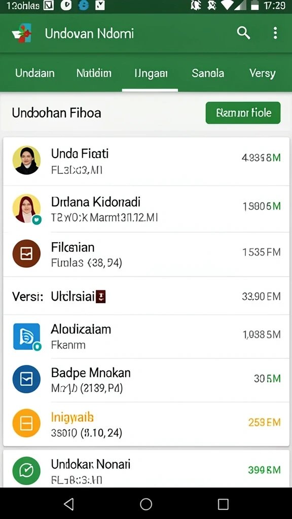 Tampilan antarmuka yang menarik dan mudah digunakan.