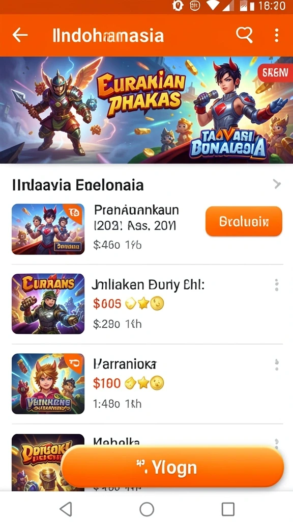 Berbagai karakter menarik untuk dipilih.