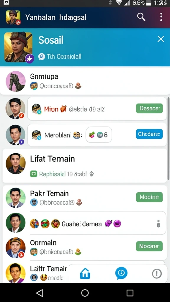 Berbagai karakter menarik untuk dipilih.