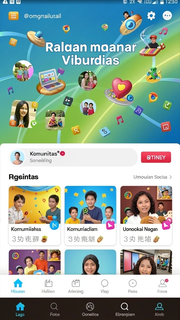 Tampilan antarmuka yang menarik dan user-friendly.