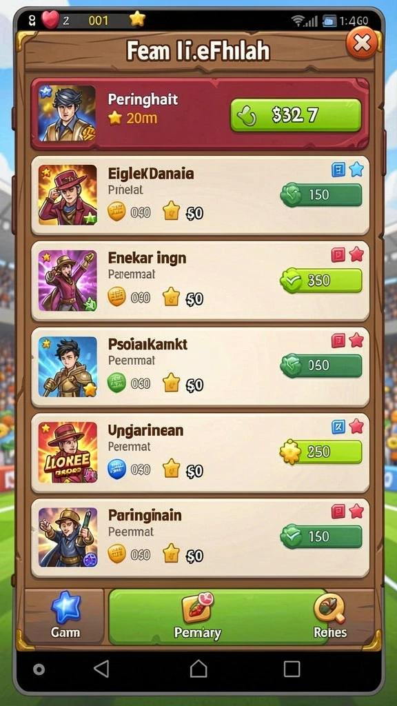 Misi harian yang seru dan bermanfaat.