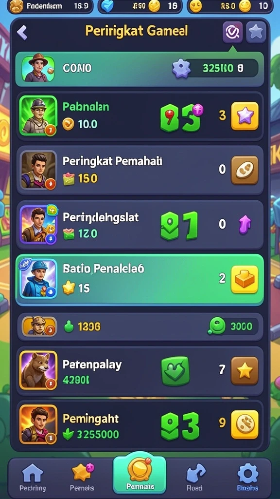 Karakter unik dengan kemampuan berbeda untuk dipilih.