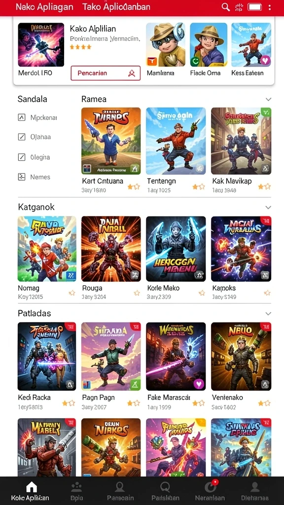 Fitur leaderboard untuk meningkatkan tantangan bermain.