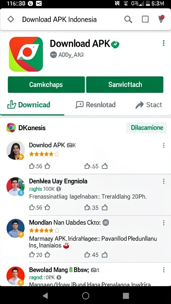 Tangkapan layar ketiga: Menampilkan komunitas pemain dan leaderboard.