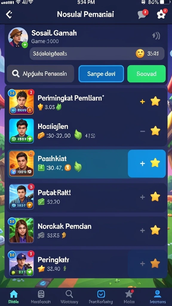 Tangkapan layar ketiga memperlihatkan komunitas interaktif di GARITOTO.
