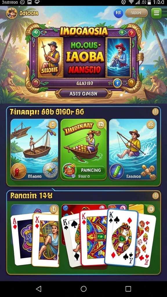 Screenshot fitur permainan terbaru yang seru.