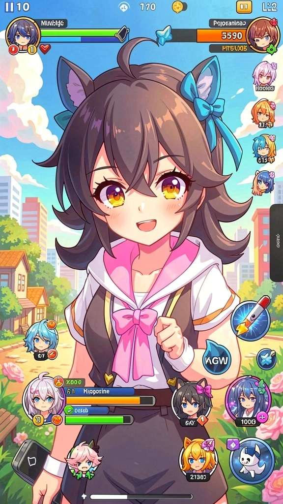 Screenshot kemenangan dari permainan terbaru.