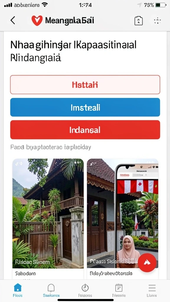 Tampilan awal yang memukau dan mudah dinavigasi.