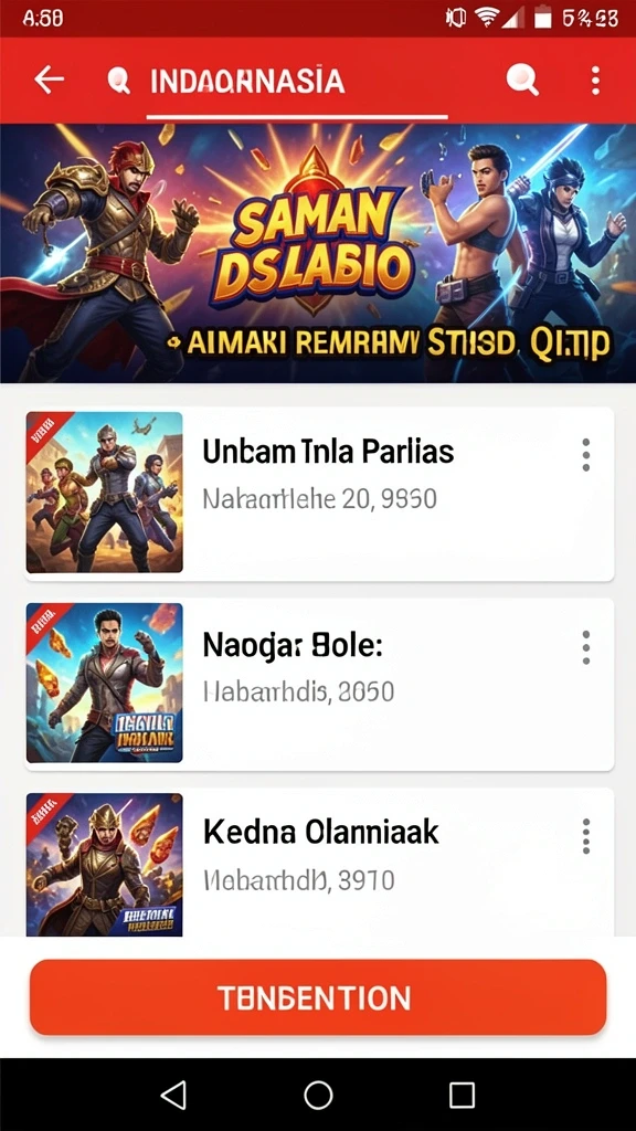 Aktivitas permainan yang menantang dan seru.