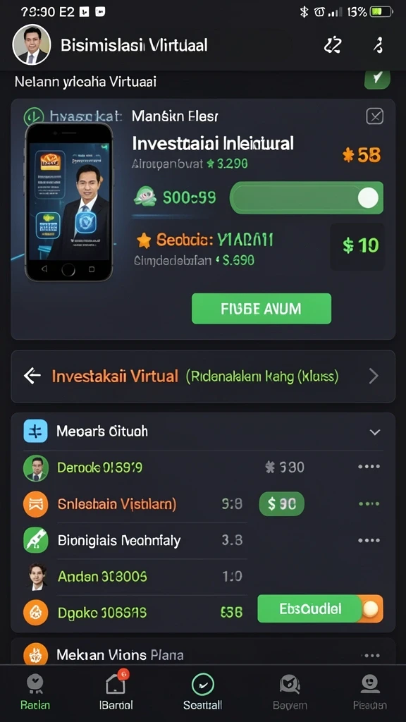 Deskripsi fitur sosial di dalam aplikasi untuk berinteraksi dengan pemain lain.