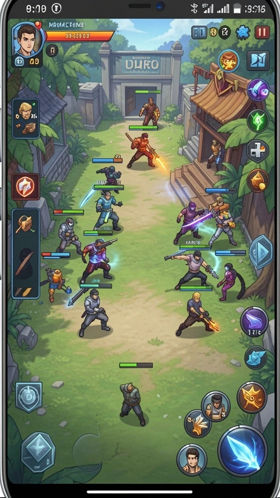 Bermain dengan teman di mode multiplayer.