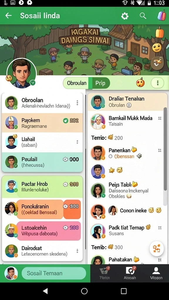Tampilan antarmuka yang bersih dan mudah dinavigasi.