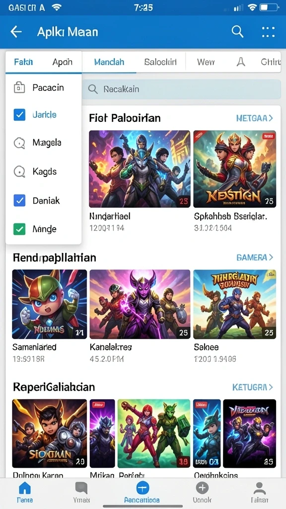 Tampilan antarmuka utama MEGA777 yang menarik.