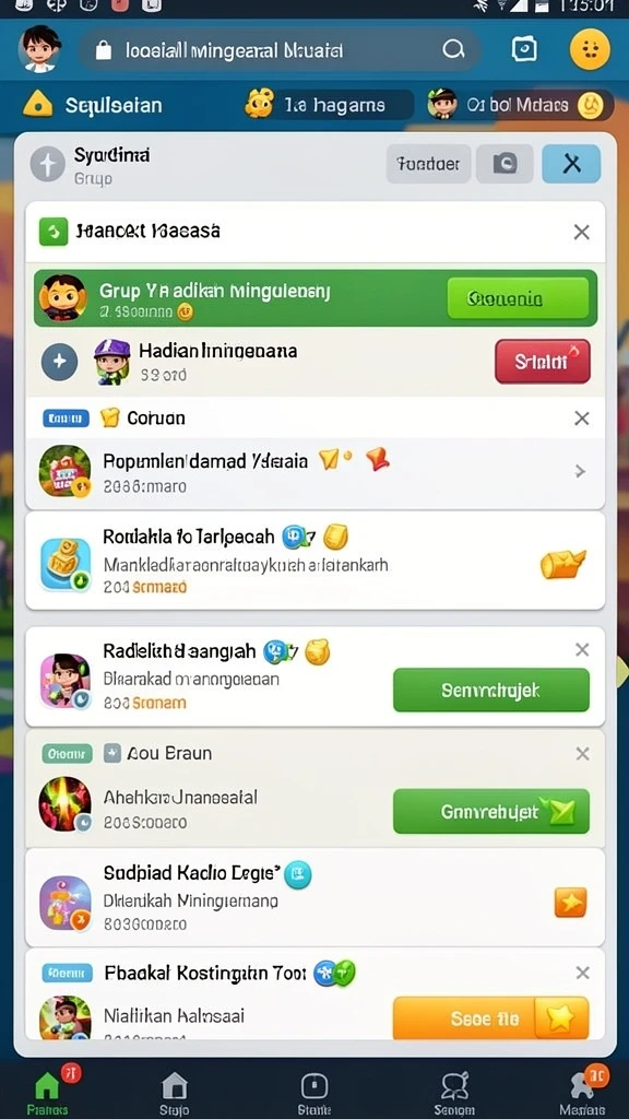 Tampilan antarmuka yang bersih dan menarik.