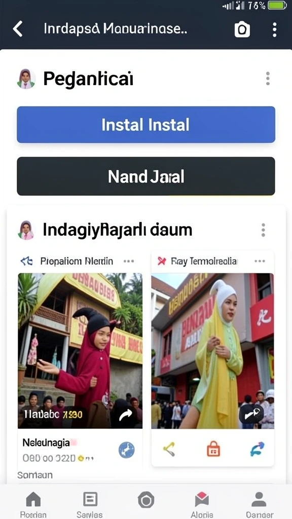 Karakter yang dapat disesuaikan dengan berbagai item.