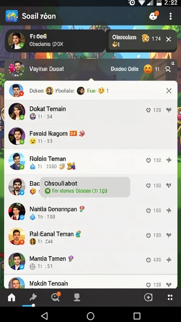 Tampilan antarmuka pengguna yang modern dan menarik.
