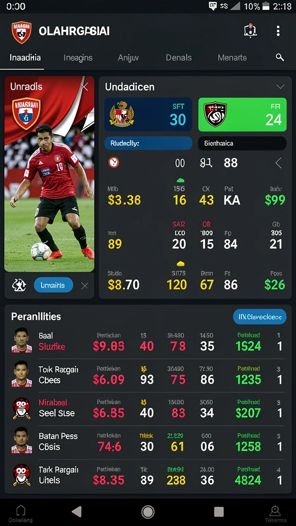 Tampilan utama aplikasi OMPONG188 yang menarik.