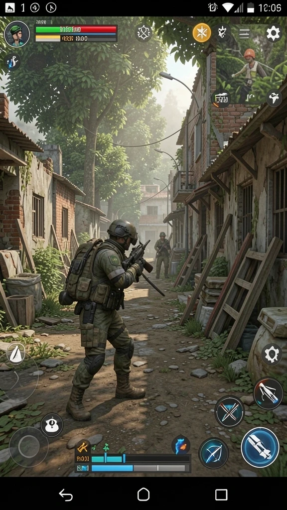 Mode multiplayer yang memungkinkan interaksi antar pemain.