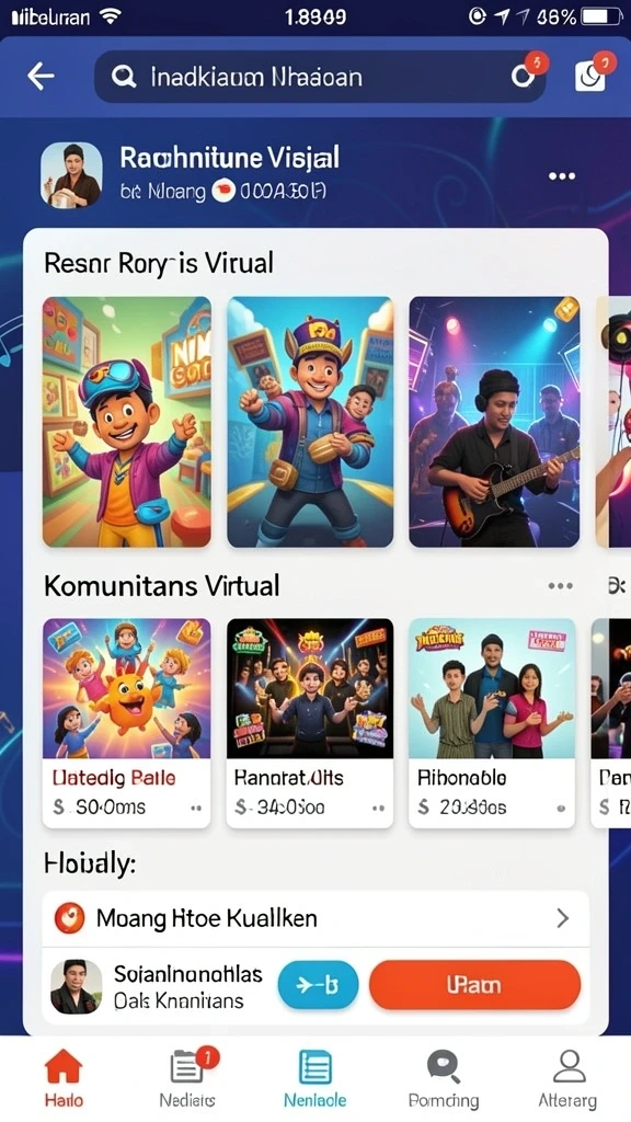 Pengalaman bermain yang seru dengan teman-teman.