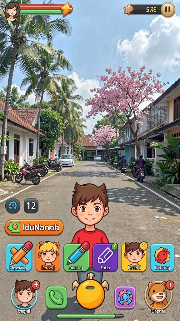 Tangkapan layar menampilkan tampilan antarmuka permainan yang menarik.