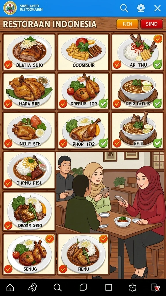 Tampilan antarmuka yang menarik dan mudah dinavigasi.