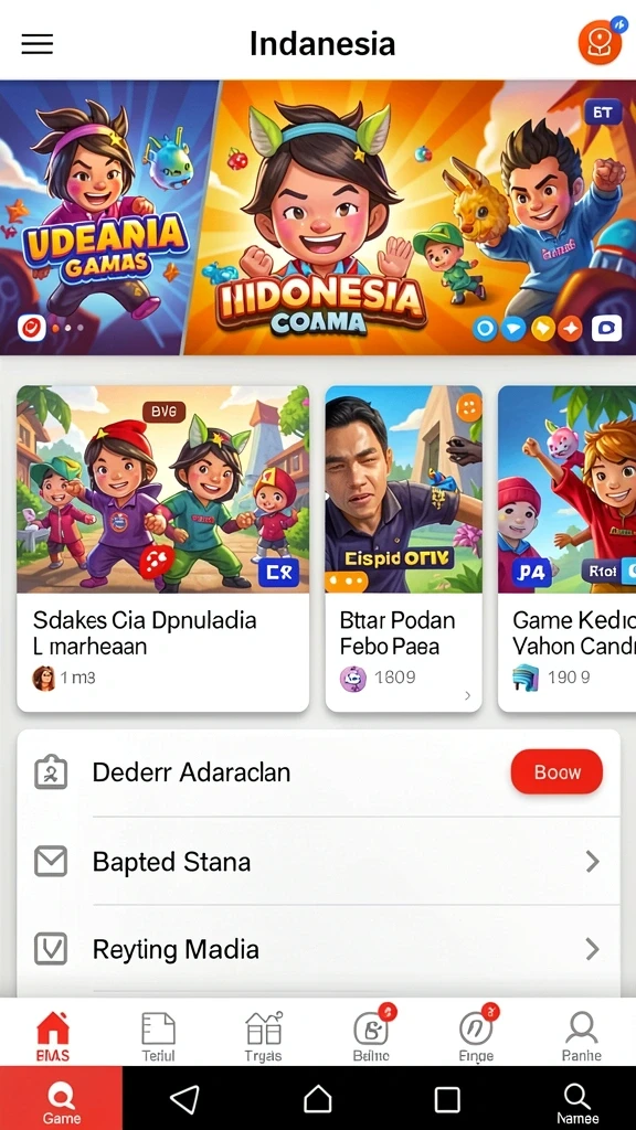 Beragam pilihan permainan yang mengasyikkan.