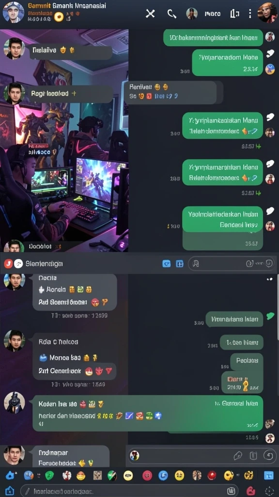 Interaksi sosial antar pemain yang menyenangkan.