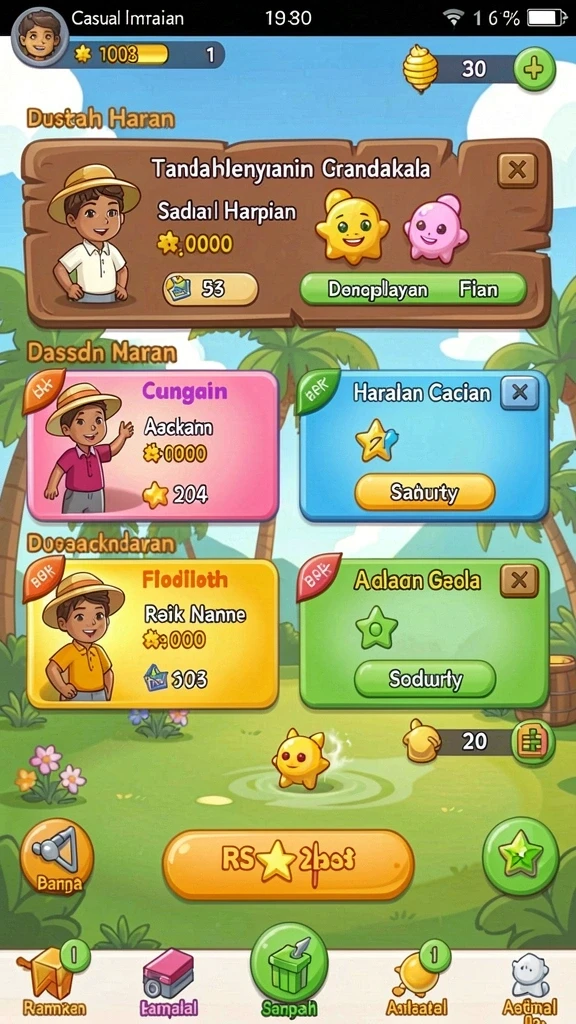 Tampilan antarmuka yang user-friendly dan menarik.