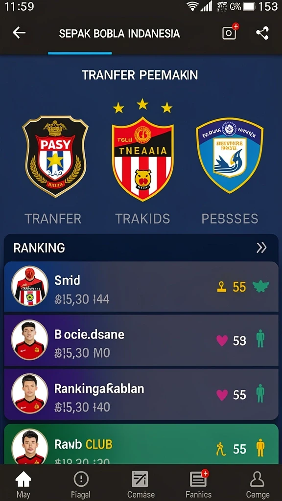 Moderasi permainan yang kompetitif dan seru.