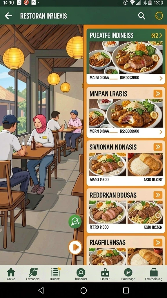 Fitur kompetisi yang membuat permainan lebih seru.