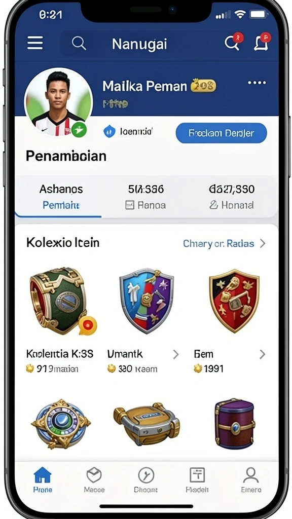 Fitur interaktif yang memudahkan pemain berkomunikasi.